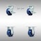 Service Caster 4 Inch Stainless Steel Solid Poly Caster Set with 2 Brakes/Swivel Lock 2 Rigid SCC-SS30S420-SPUR-TLB-BSL-2-R-2 - alternate 1